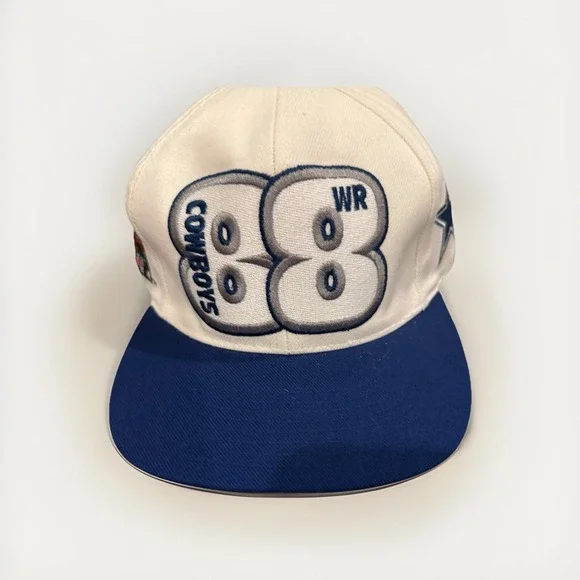 Dallas Cowboys Michael Irvin Vtg Snapback hat by AJD Corp 1992 QB CLUB Read